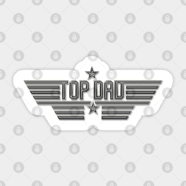 Top Dad Top Gun Logo Sticker by Angel arts